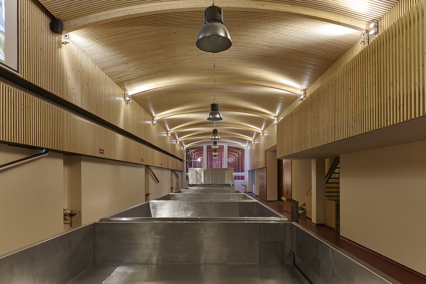 Visitors can see the wines being produced during the vintage in September/October