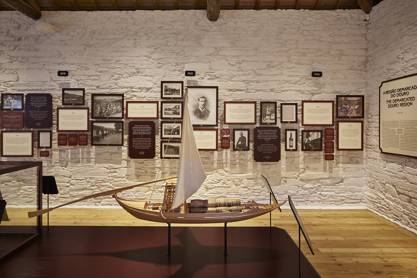 The barco rabelo replica built by the world-renowned Lisbon Maritime Museum